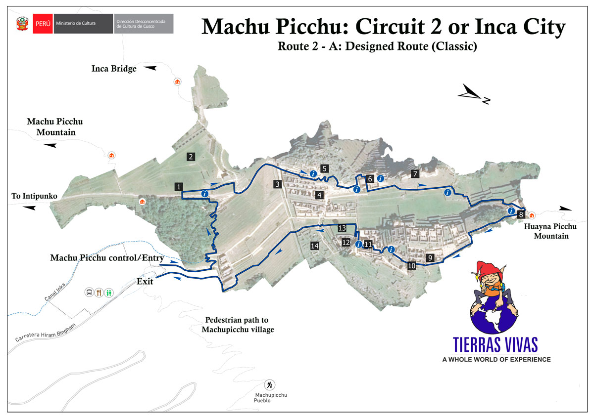 Circuit 2 Machu Picchu Designed Route