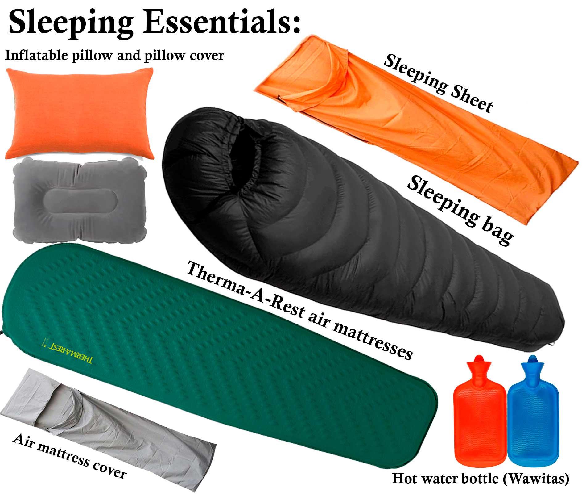 Machu PicchuT: Sleeping Essentials