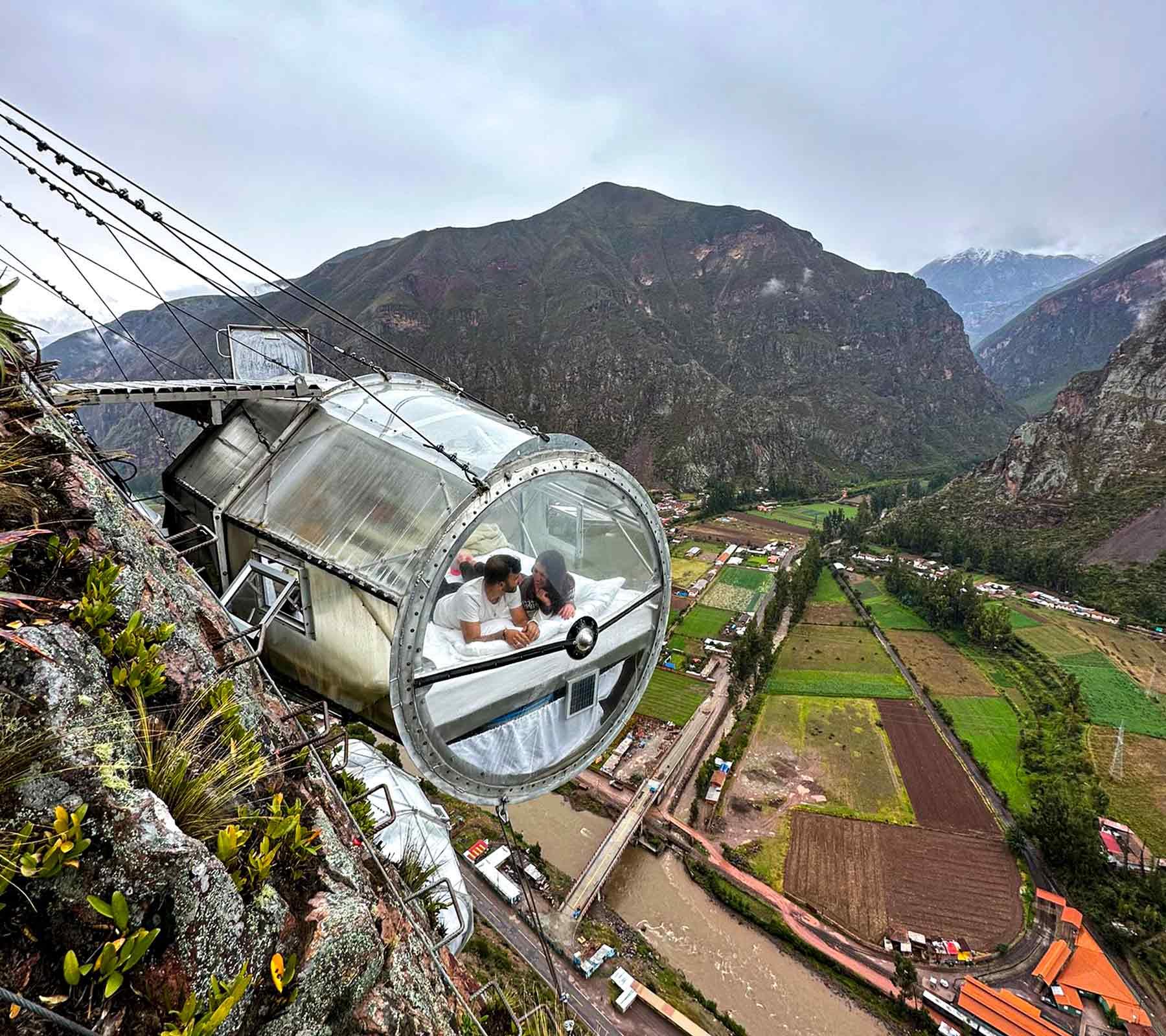 Skylodge Adventures Suites: how much does it cost to stay at the luxurious hanging hotel in Cusco?