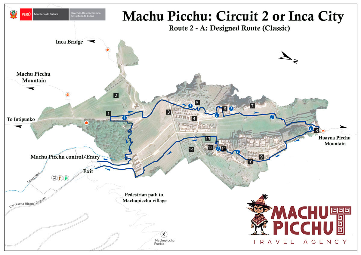 Ticket: Circuit 2 Machu Picchu - Route A