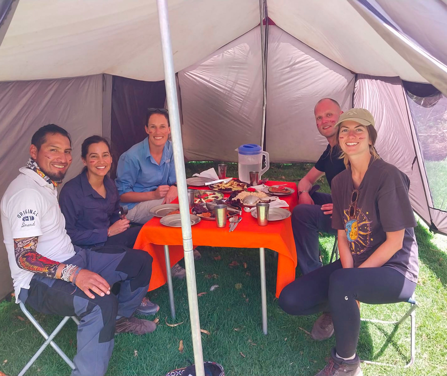 Machu Picchu T Dining tents