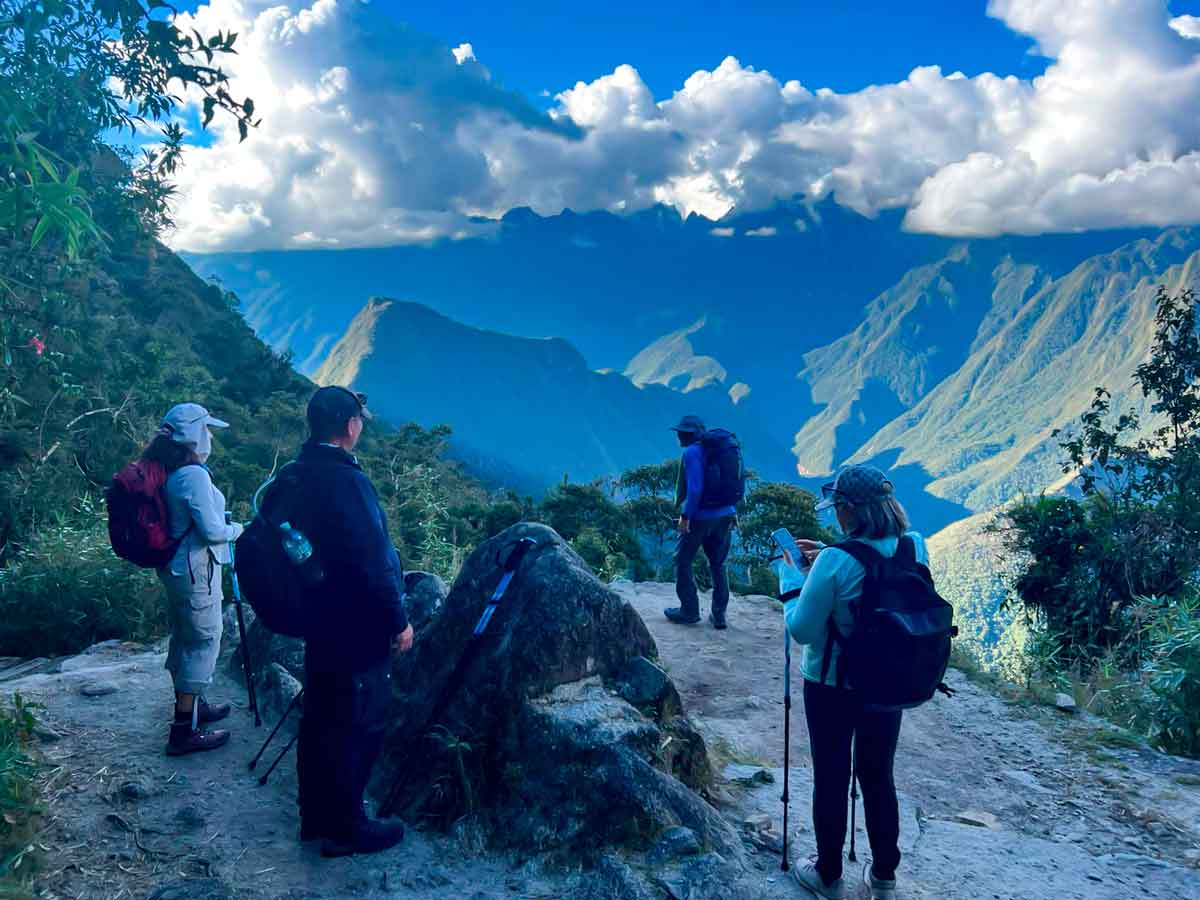 Trekking to Machu Picchu